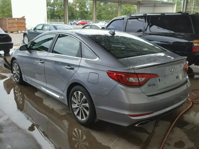 5NPE34AF8HH459203 - 2017 HYUNDAI SONATA SILVER photo 3