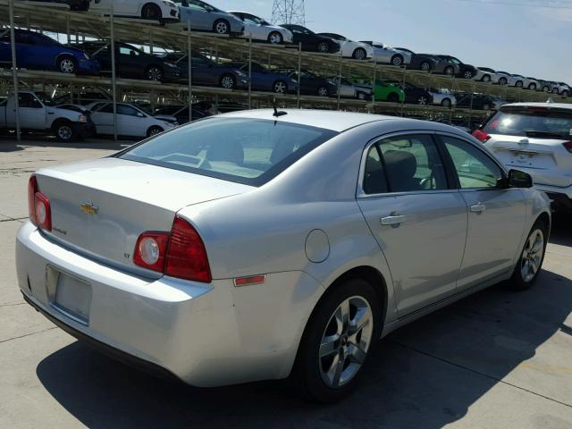 1G1ZH57B69F240306 - 2009 CHEVROLET MALIBU 1LT 银色 照片 4