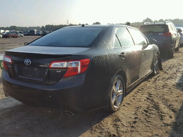 4T1BF1FK8EU787653 - 2014 TOYOTA CAMRY L BLACK photo 4