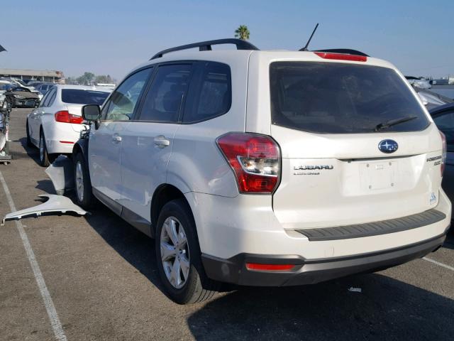 JF2SJAEC5EH493294 - 2014 SUBARU FORESTER 2 WHITE photo 3