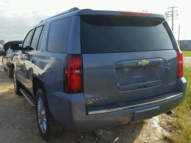 1GNSCCKC6FR651024 - 2015 CHEVROLET TAHOE BLUE photo 3