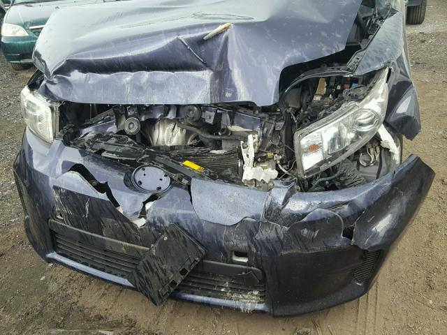 JTLZE4FE7CJ016573 - 2012 TOYOTA SCION XB Күлгін фото 9