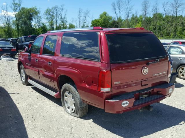 3GYFK66N64G248467 - 2004 CADILLAC ESCALADE E RED photo 3