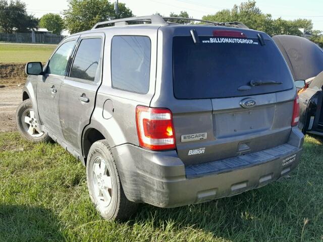 1FMCU0D74CKA38795 - 2012 FORD ESCAPE XLT GRAY photo 3