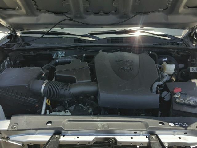 5TFCZ5ANXGX003547 - 2016 TOYOTA TACOMA DOU SILVER photo 7