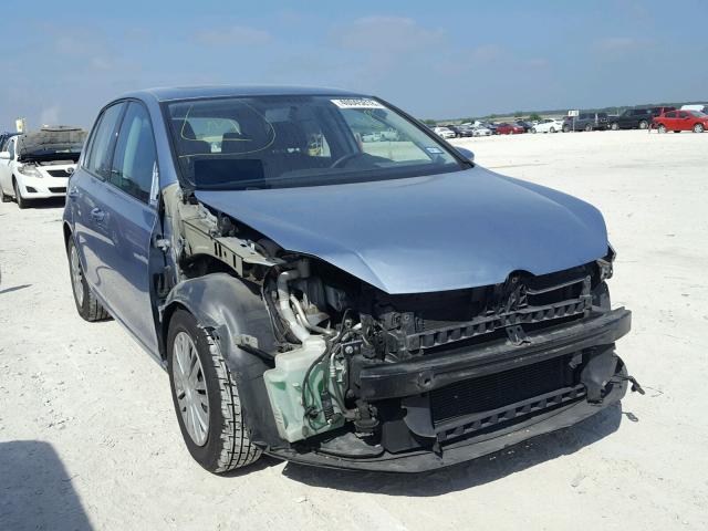 WVWDA7AJ8BW169357 - 2011 VOLKSWAGEN GOLF BLUE photo 1