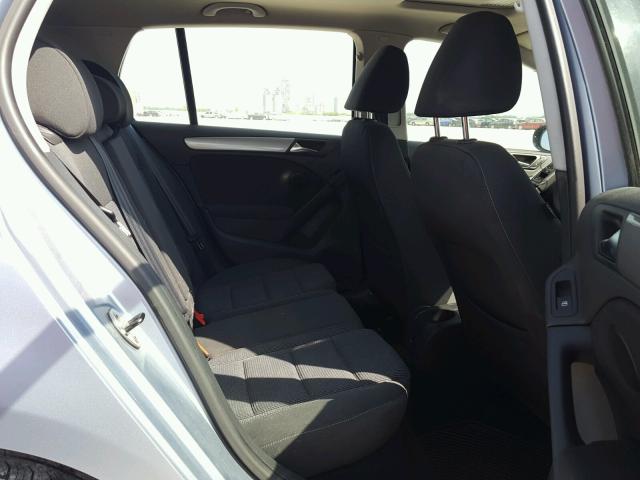 WVWDA7AJ8BW169357 - 2011 VOLKSWAGEN GOLF BLUE photo 6