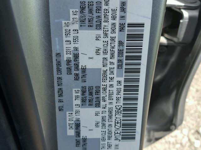 JM1DE1KZ3E0178643 - 2014 MAZDA MAZDA2 SPO 灰色 照片 10