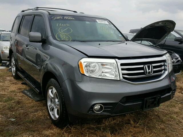 5FNYF3H55CB003629 - 2012 HONDA PILOT GRAY photo 1