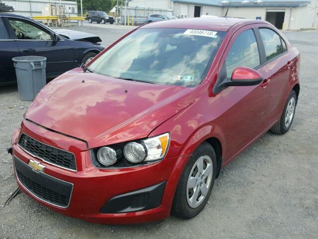 1G1JA5SG2D4140115 - 2013 CHEVROLET SONIC LS 红色 照片 2