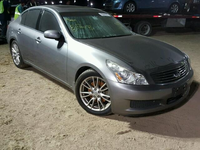 JNKBV61E08M223374 - 2008 INFINITI G35 SILVER photo 1