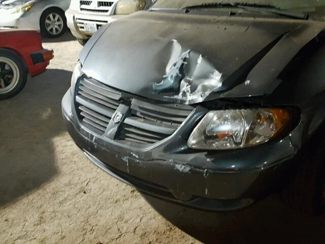 1D4GP24R17B110507 - 2007 DODGE GRAND CARA GRAY photo 9