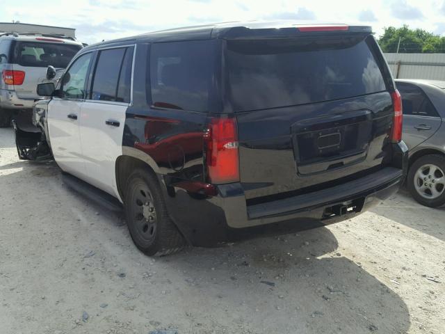 1GNLCDEC3HR169703 - 2017 CHEVROLET TAHOE POLI BLACK photo 3