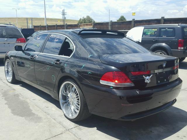 WBAGL63472DP50298 - 2002 BMW 745 I BLACK photo 3