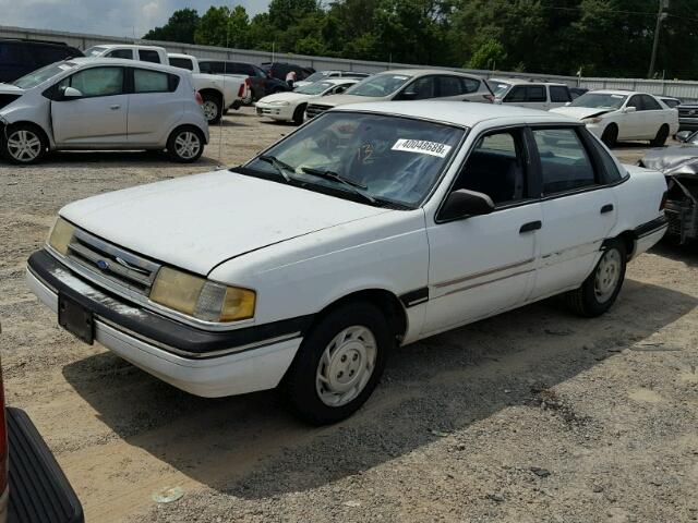 2FAPP36X2LB188058 - 1990 FORD TEMPO GL WHITE photo 2