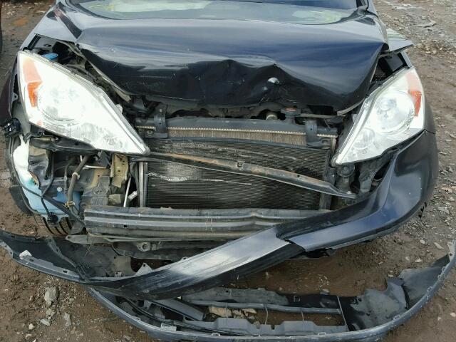 5J6RE48789L050362 - 2009 HONDA CR-V EXL BLACK photo 7