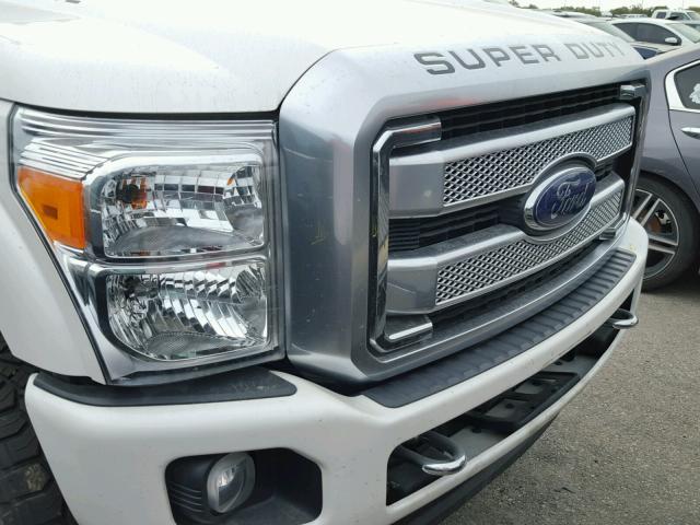 1FT8W3BT4GEB48465 - 2016 FORD F350 SUPER WHITE photo 9