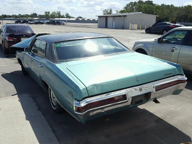 454390H341744 - 1970 BUICK LESABRE TURQUOISE photo 3