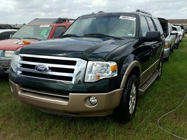 1FMJU1H59DEF01570 - 2013 FORD EXPEDITION GREEN photo 2