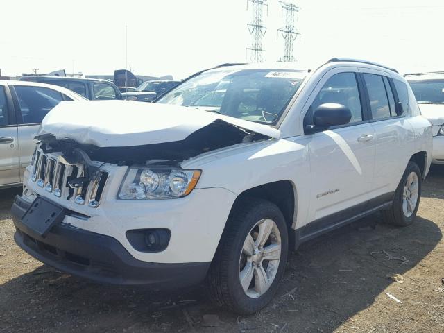 1J4NT1FB1BD236318 - 2011 JEEP COMPASS SP WHITE photo 2