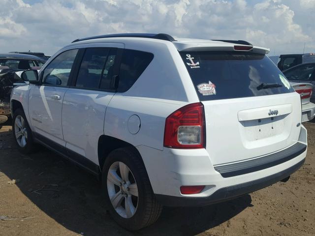 1J4NT1FB1BD236318 - 2011 JEEP COMPASS SP WHITE photo 3