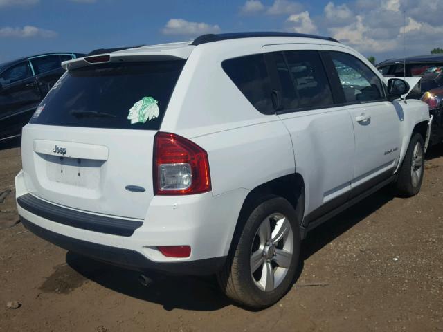 1J4NT1FB1BD236318 - 2011 JEEP COMPASS SP WHITE photo 4
