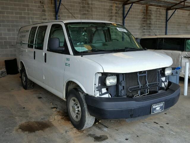 1GCWGFCA0D1116456 - 2013 CHEVROLET EXPRESS G2 WHITE photo 1