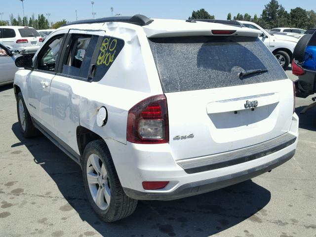 1C4NJDBB3GD723482 - 2016 JEEP COMPASS SP WHITE photo 3