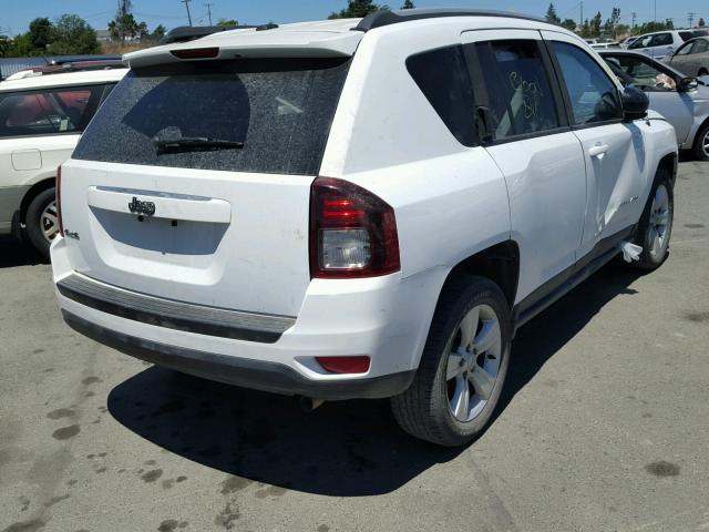 1C4NJDBB3GD723482 - 2016 JEEP COMPASS SP WHITE photo 4