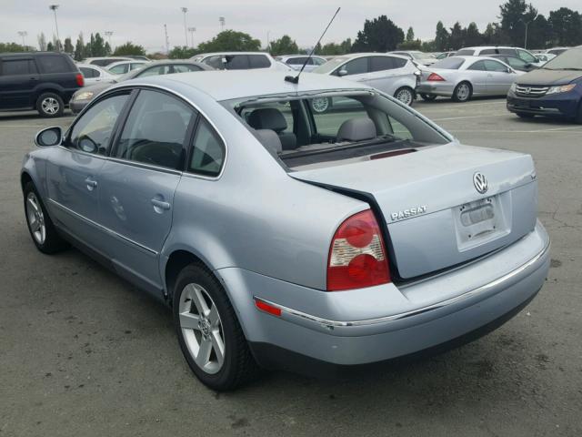 WVWRH63B24P245069 - 2004 VOLKSWAGEN PASSAT GLX 蓝色 照片 3