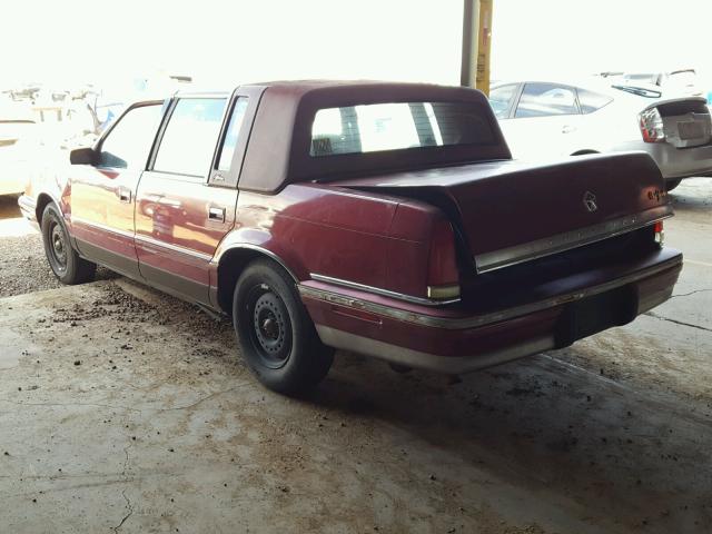 1C3XV66L0PD172797 - 1993 CHRYSLER NEW YORKER MAROON photo 3