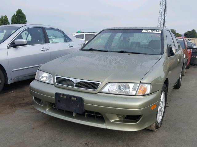 JNKCP11A42T501768 - 2002 INFINITI G20 GREEN photo 2