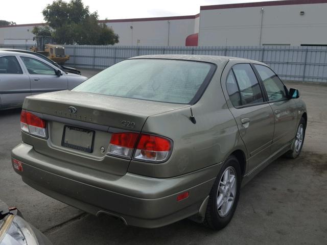 JNKCP11A42T501768 - 2002 INFINITI G20 GREEN photo 4