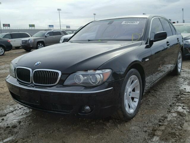 WBAHL83538DT13478 - 2008 BMW 750I BLACK photo 2