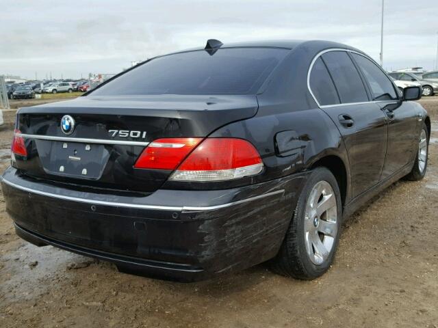 WBAHL83538DT13478 - 2008 BMW 750I BLACK photo 4