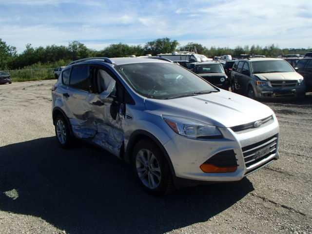 1FMCU0F77EUD60996 - 2014 FORD ESCAPE S GRAY photo 1