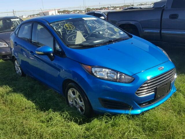 3FADP4BJ4EM153887 - 2014 FORD FIESTA BLUE photo 1