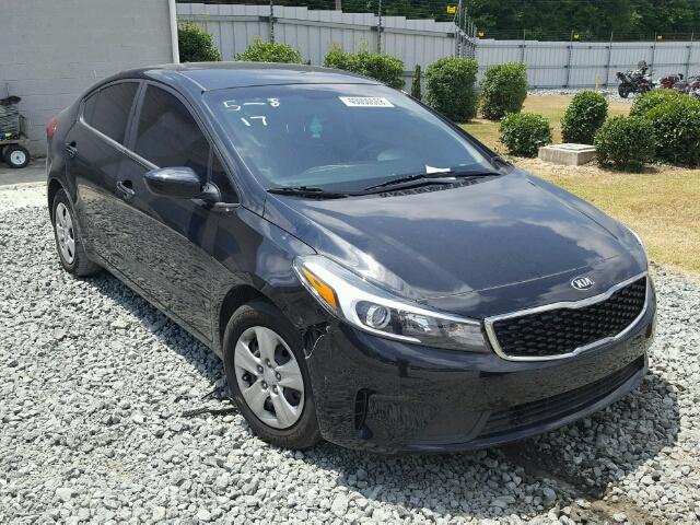 3KPFK4A76HE069172 - 2017 KIA FORTE LX BLACK photo 1