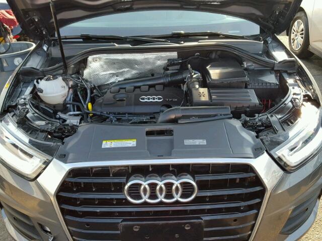 WA1BCCFS8HR007676 - 2017 AUDI Q3 PREMIUM GRAY photo 7