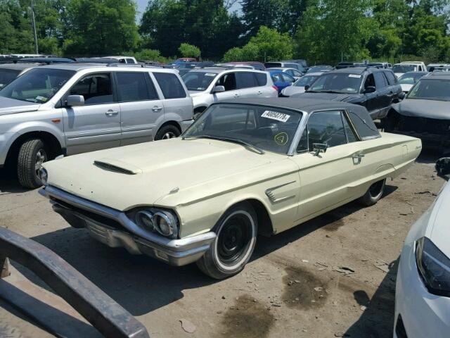 5Y87Z132416 - 1965 FORD THUNDERBIR BEIGE photo 2