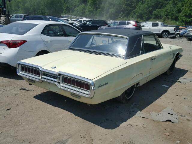 5Y87Z132416 - 1965 FORD THUNDERBIR BEIGE photo 4