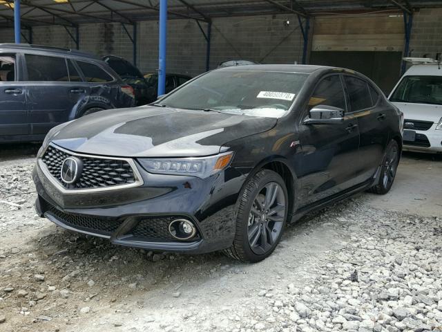 19UUB3F65JA006608 - 2018 ACURA TLX TECH+A შავი ფოტო 2