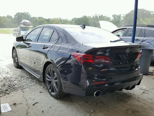 19UUB3F65JA006608 - 2018 ACURA TLX TECH+A შავი ფოტო 3