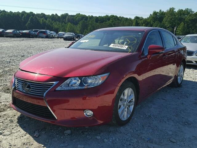 JTHBW1GG7F2092364 - 2015 LEXUS ES 300H RED photo 2