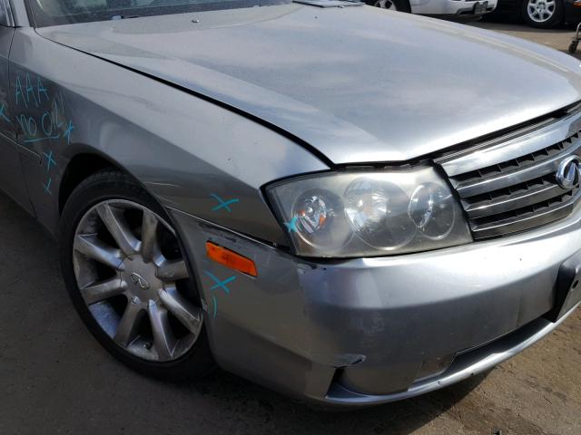 JNKAY41E03M002583 - 2003 INFINITI M45 GRAY photo 9