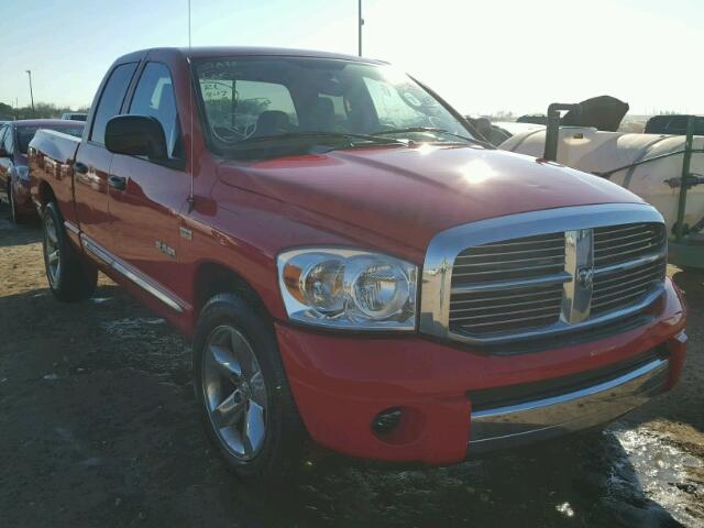 1D7HA18228S635061 - 2008 DODGE RAM 1500 RED photo 1