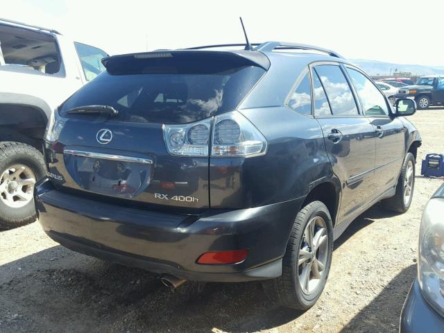 JTJHW31UX60029676 - 2006 LEXUS RX 400 BLACK photo 4