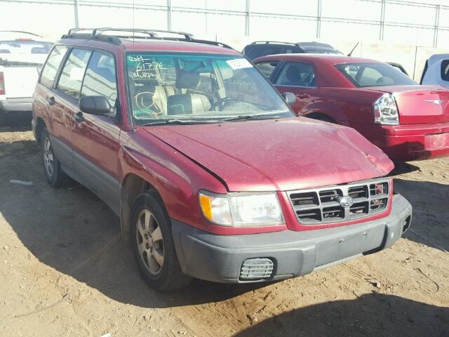 JF1SF6354WG777157 - 1998 SUBARU FORESTER L RED photo 1