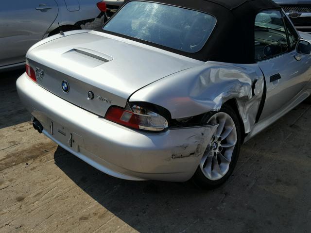 WBACN53441LJ59630 - 2001 BMW Z3 3.0 GRAY photo 9