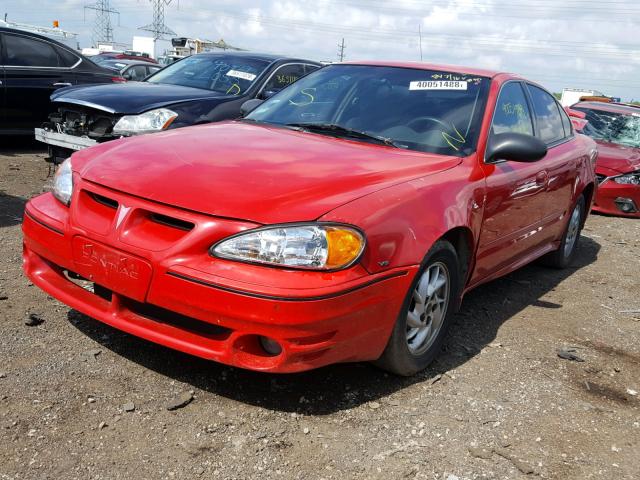 1G2NF52E23C327663 - 2003 PONTIAC GRAND AM S წითელი ფოტო 2